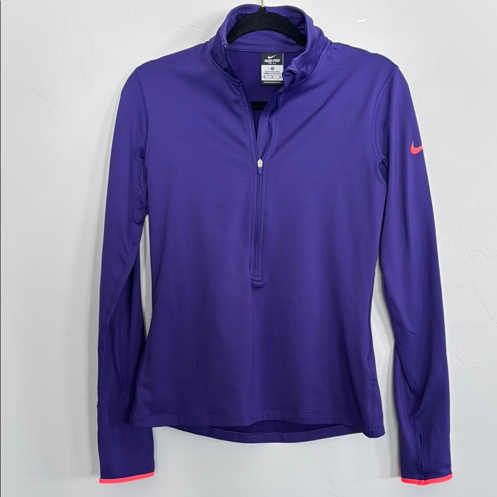 Nike Purple Long Sleeve Pullover